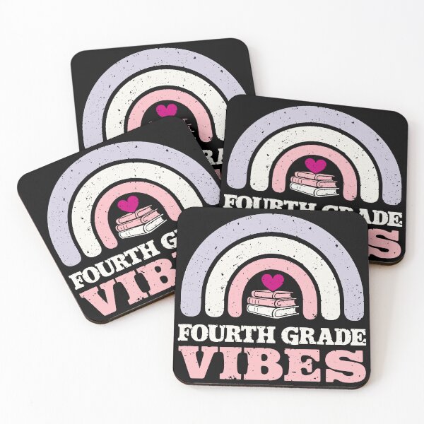 Item preview, Fourth Grade Vibes Rainbow Books Teacher designed and sold by Quirky Shirts.