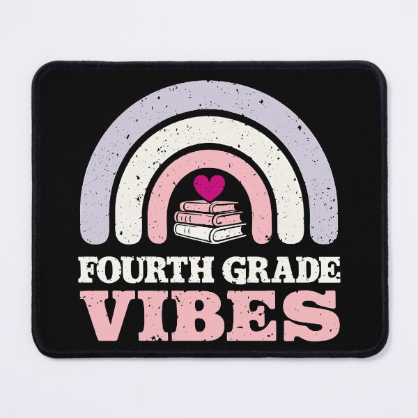 Item preview, Fourth Grade Vibes Rainbow Books Teacher designed and sold by Quirky Shirts.