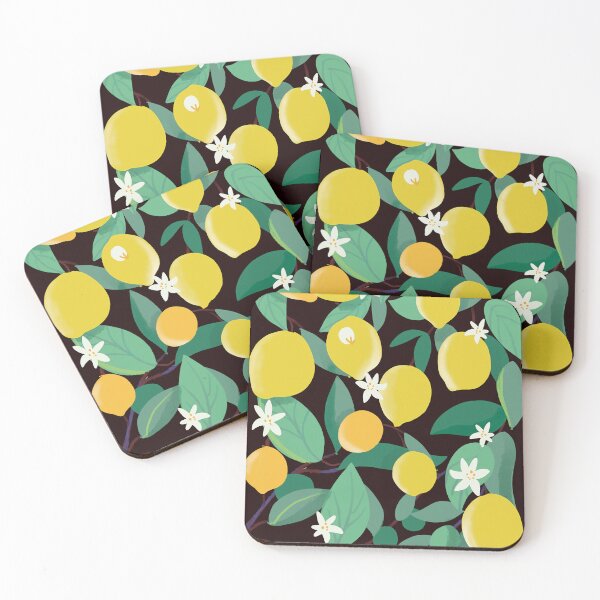 Item preview, Yellow lemons and flowers  designed and sold by sonaadalian.