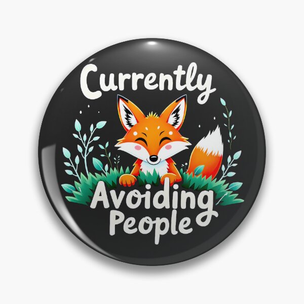 Item preview, Currently Avoiding People Animated Fox Design designed and sold by FoxyJags.