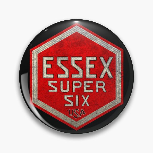 Item preview, Essex (Automobile).  Red Version. Retro Badge designed and sold by Rapaz Designs.