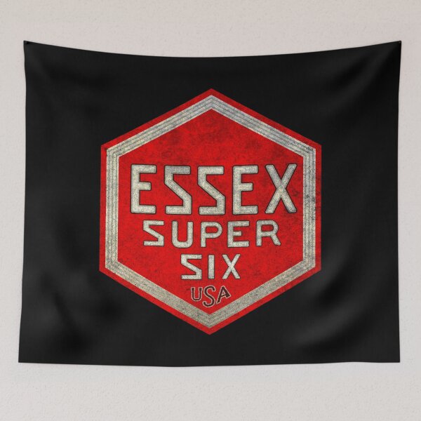 Item preview, Essex (Automobile).  Red Version. Retro Badge designed and sold by Rapaz Designs.