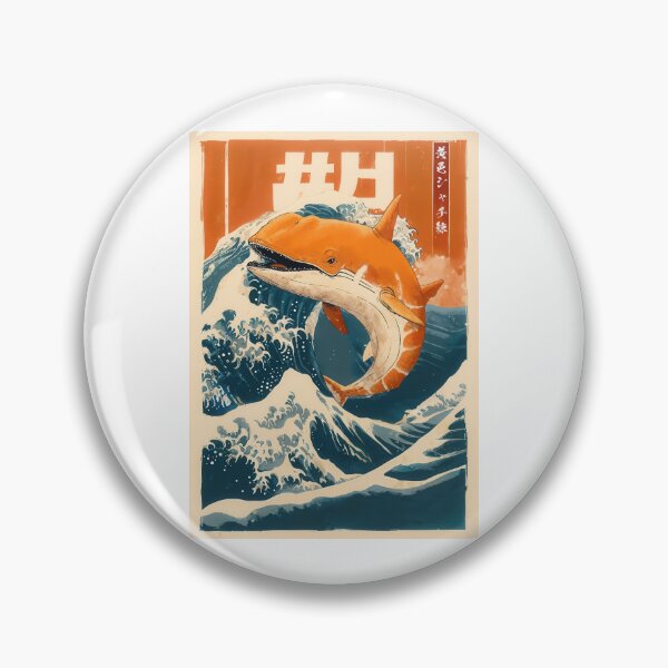 Item preview, The Great Orange Whale designed and sold by Angry Swan Designs.