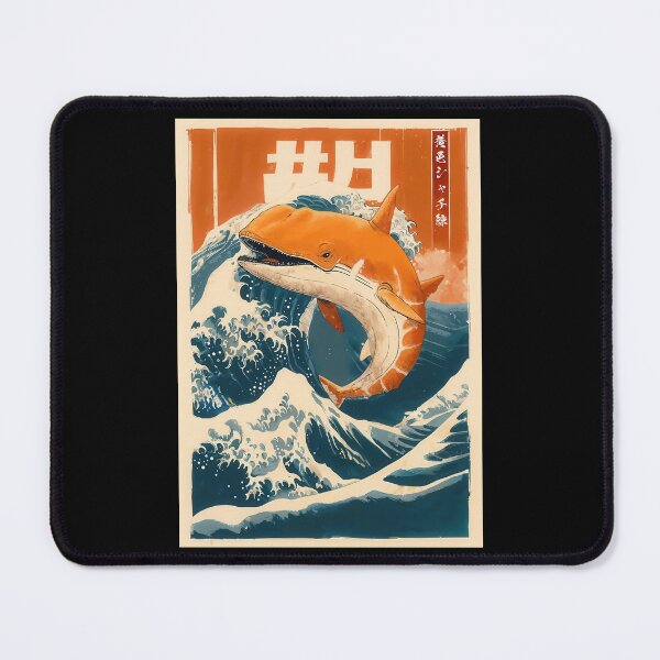 Item preview, The Great Orange Whale designed and sold by Angry Swan Designs.