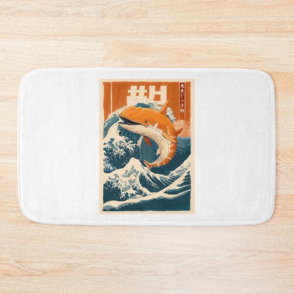Item preview, The Great Orange Whale designed and sold by Angry Swan Designs.