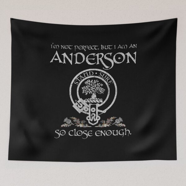 Item preview, Anderson Arisaid clan Scottish surname crest badge motto tartan sporran kilt men women designed and sold by Clan1093.