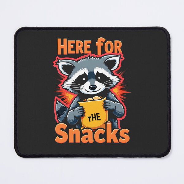 Item preview, Here for the Snacks Raccoon Design designed and sold by FoxyJags.