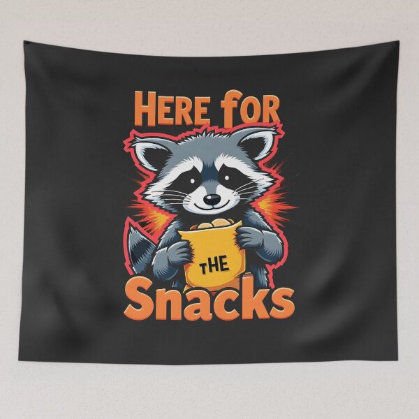 Artikelvorschau, Hier zum Snacks Waschbär Design entworfen und verkauft von FoxyJags.