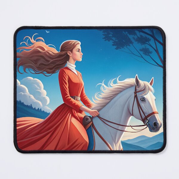 Item preview, Beautiful girl riding designed and sold by AhArtMe.