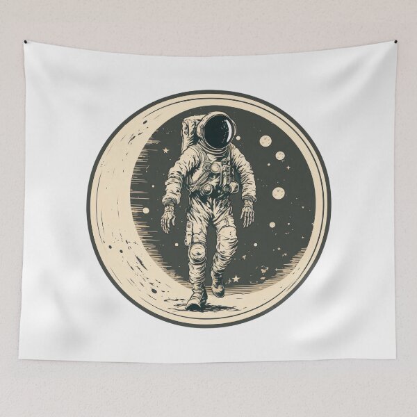 Item preview, Vintage astronaut designed and sold by PrintCreations9.