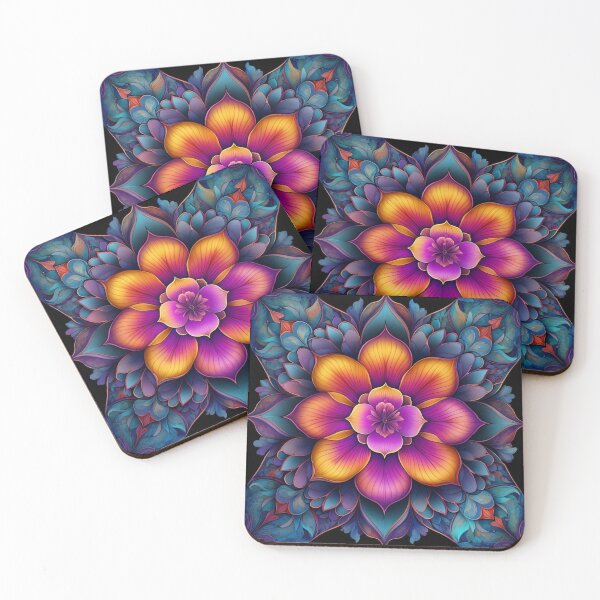 Item preview, Floral mandala design in the center designed and sold by Sigtrix.