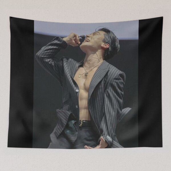 Item preview, veins ATEEZ ice on my teeth choi san kpop atiny boyfriend material abs ethereal designed and sold by Kpop-Noona.