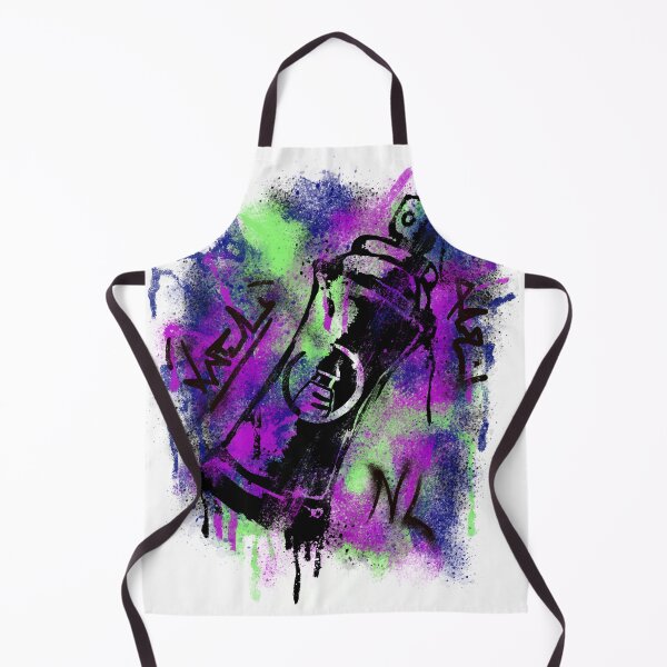 Item preview, Colorful Spray Paint Can Graffiti Stencil designed and sold by NuclearLighthouse.