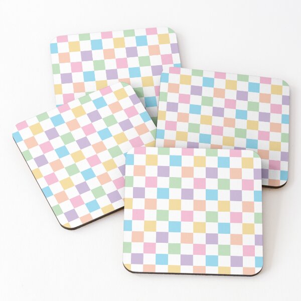 Item preview, Check Print - Pastel Rainbow designed and sold by Daniel Bevis Design.