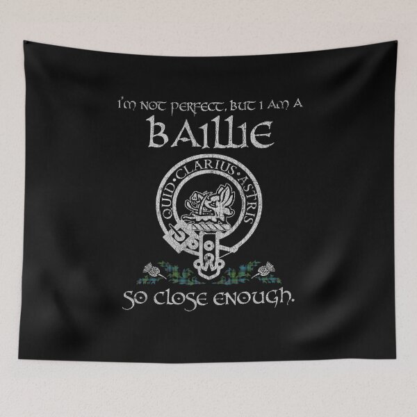 Item preview, Baillie clan Scottish surname crest badge motto tartan sporran kilt men women designed and sold by Clan1093.
