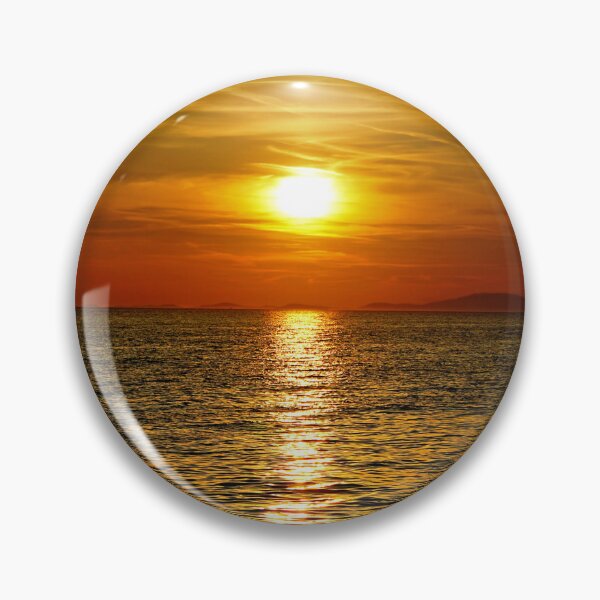 Item preview, Shiny colorful and dramatic sunset during the summer at the seacoast and touristic destination designed and sold by ALEX PHOTO DREAMS.