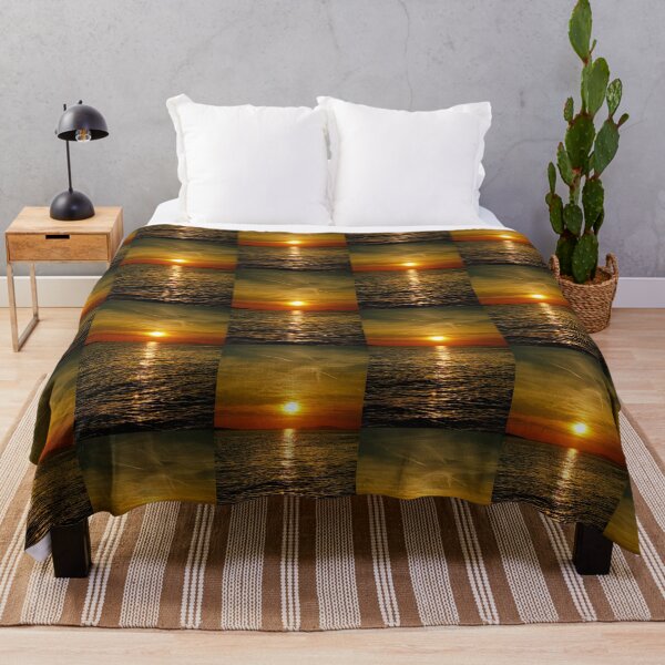 Item preview, Shiny colorful and dramatic sunset during the summer at the seacoast and touristic destination designed and sold by ALEX PHOTO DREAMS.
