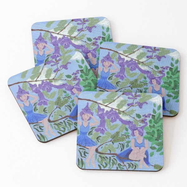 Item preview, Women in a jacaranda tree designed and sold by ruthregency.