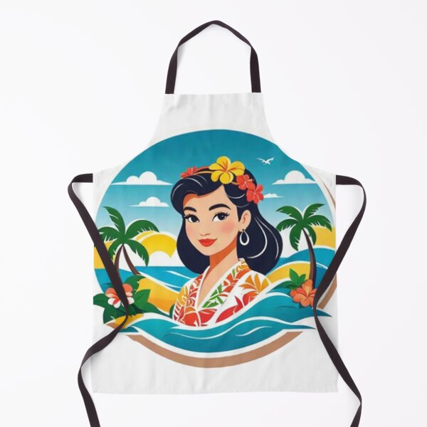 Item preview, Cute girl tropical island designed and sold by Only Good Vibes.