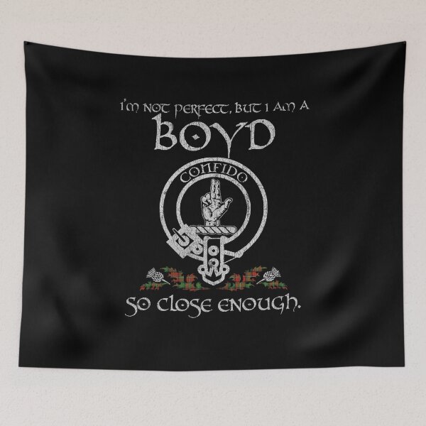 Item preview, Boyd clan Scottish surname crest badge motto tartan sporran kilt men women designed and sold by Clan1093.
