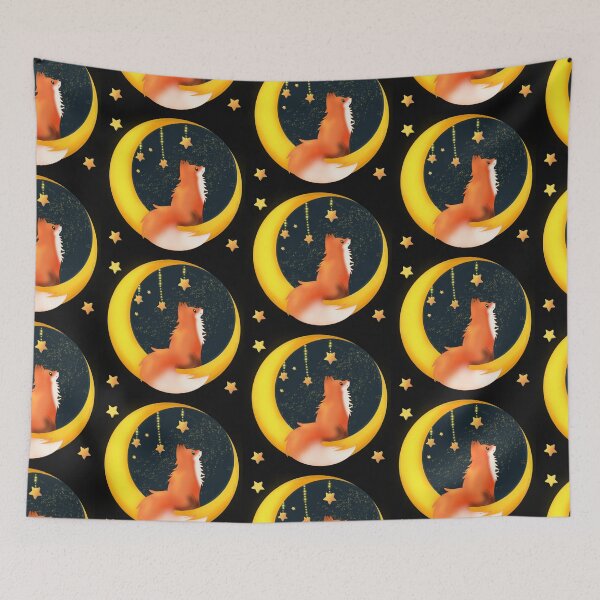 Item preview, Fox in the moon designed and sold by pattegraphique.