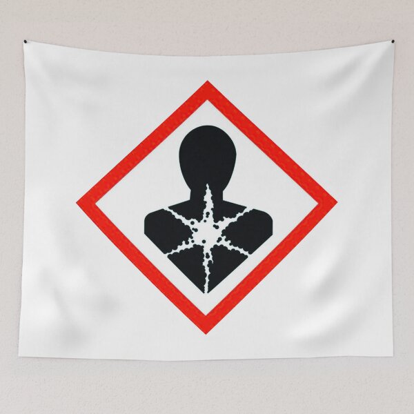 Item preview, Toxic Hazard Symbol – GHS08 Health Danger designed and sold by AndreBabii.