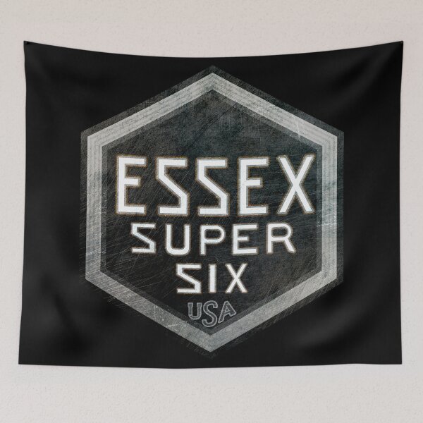 Item preview, Essex (Automobile).  Black Version. Retro Badge designed and sold by Rapaz Designs.