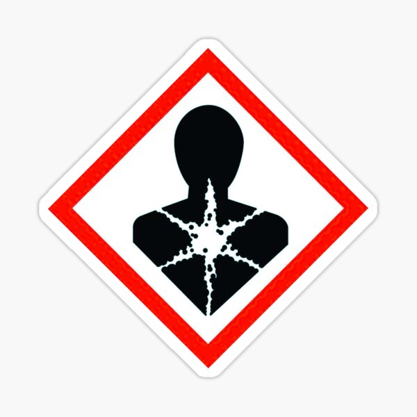 Artikel-Vorschau von Giftiges Gefahrensymbol – GHS08 Gesundheitsgefahr, designt und verkauft von AndreBabii.