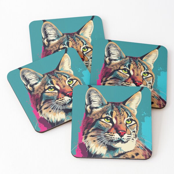 Item preview, Bobcat Popart designed and sold by RedHandedOD.
