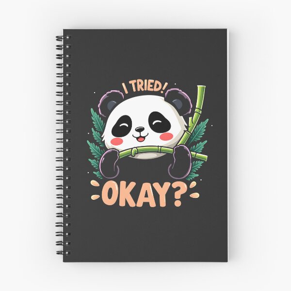 Item preview, I tried okay Cute Panda design designed and sold by FoxyJags.