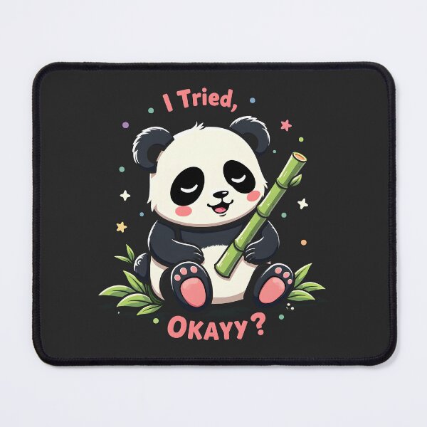 Item preview, I tried okay Panda design designed and sold by FoxyJags.