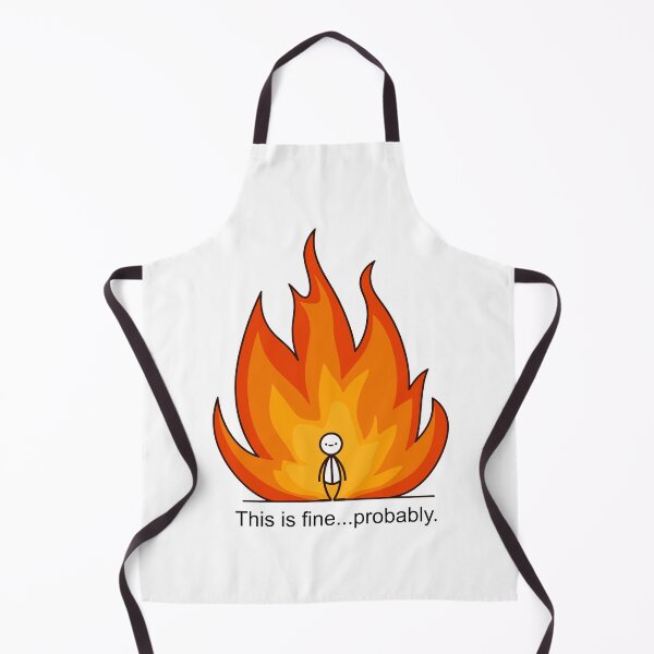 Item preview, This Is Fine designed and sold by Angry Swan Designs.
