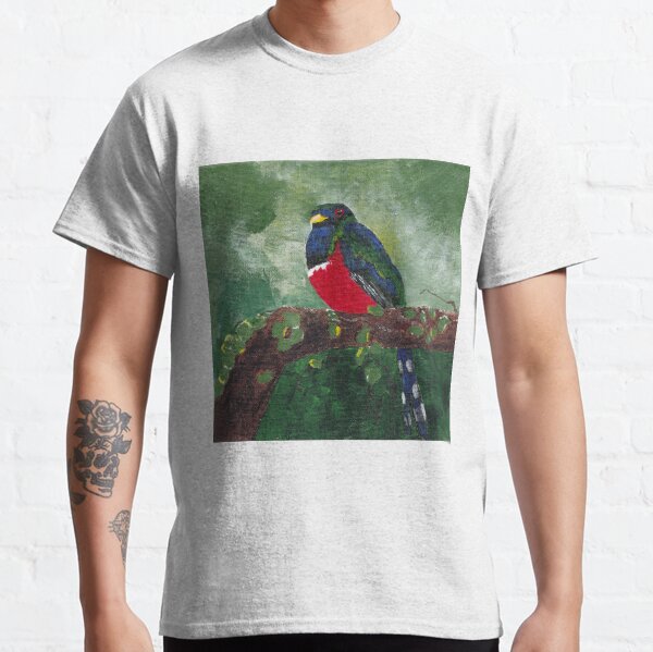 Item preview, Masked trogon perched on tree designed and sold by ruthregency.