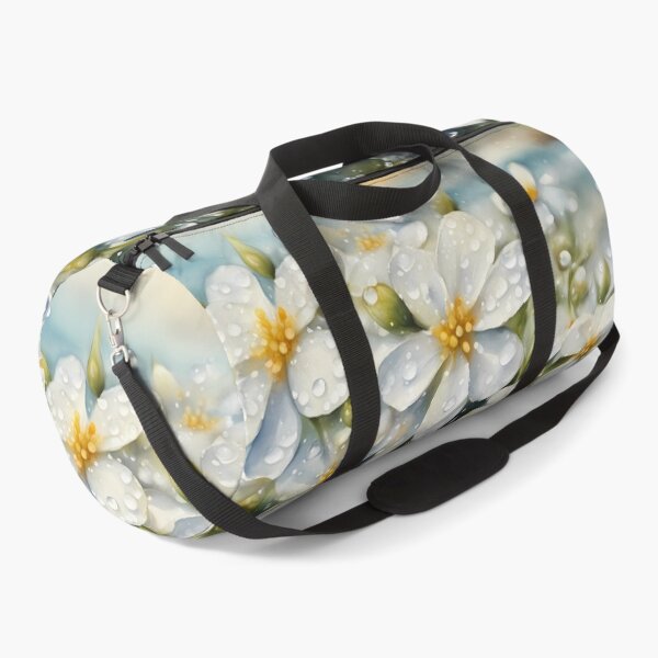 Item preview, White Flowers with Waterdrops designed and sold by BookCovered.