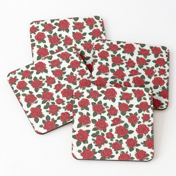 Item preview, Red Rose Pattern designed and sold by kgbgallery.