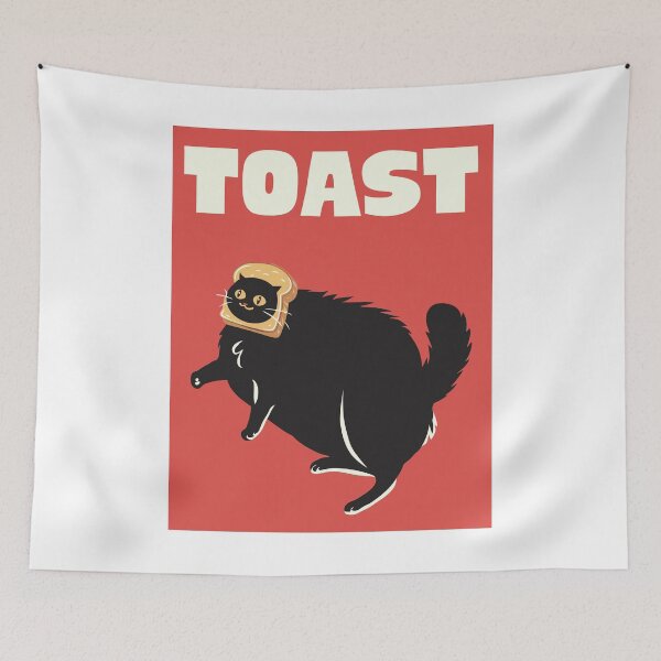 Item preview, Toast Cat designed and sold by Angry Swan Designs.