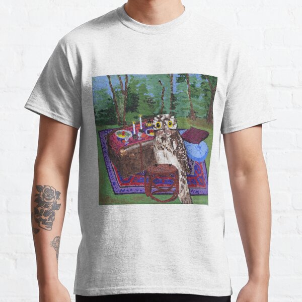 Item preview, Northern Potoo at a picnic designed and sold by ruthregency.