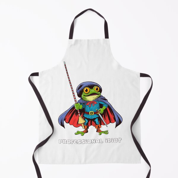 Item preview, Professional Idiot Frog with Jousting Pole designed and sold by Top Dog Tees.