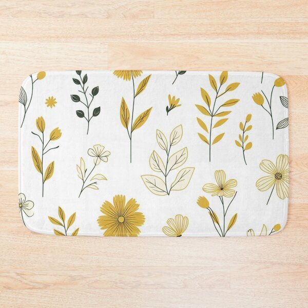 Item preview, Yellow Flower Pattern designed and sold by kgbgallery.