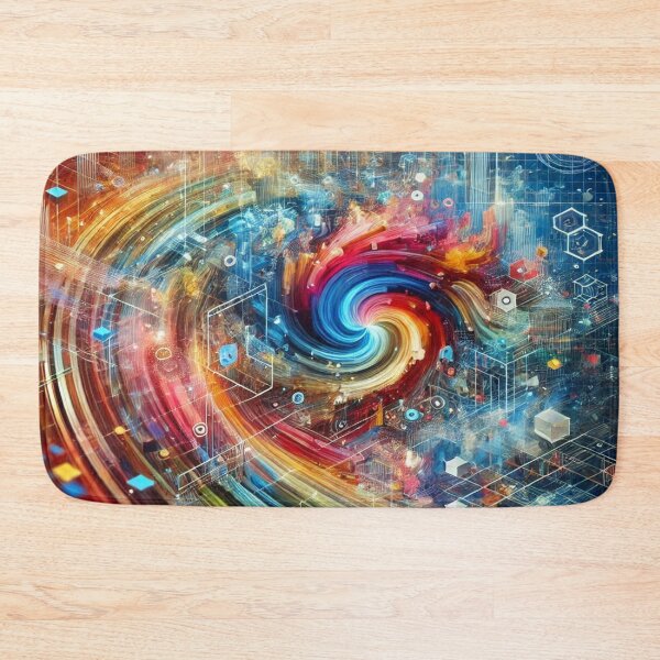 Item preview, A colorful riot of modern creativity designed and sold by FotoworldEdel.