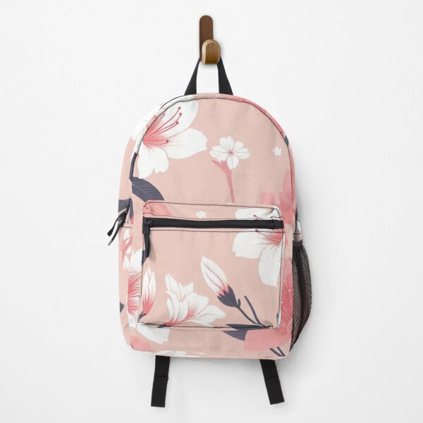Item preview, Azalea Flower Pattern on Pink Background designed and sold by kgbgallery.