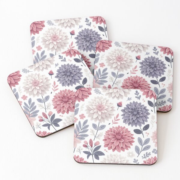 Item preview, Dahlia Flower Pattern designed and sold by kgbgallery.