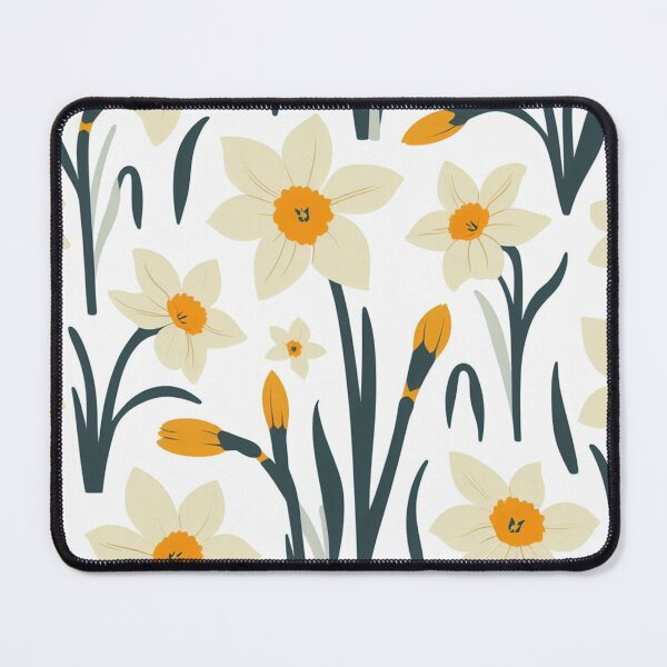 Item preview, Watercolor Narcissus Flower Pattern designed and sold by kgbgallery.