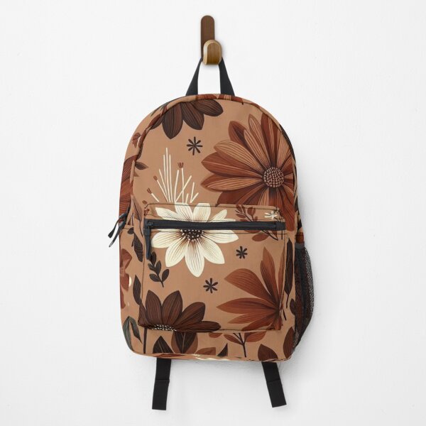 Item preview, Brown Flower Pattern designed and sold by kgbgallery.