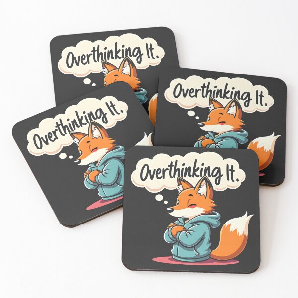 Item preview, Overthinking it Fox Design designed and sold by FoxyJags.