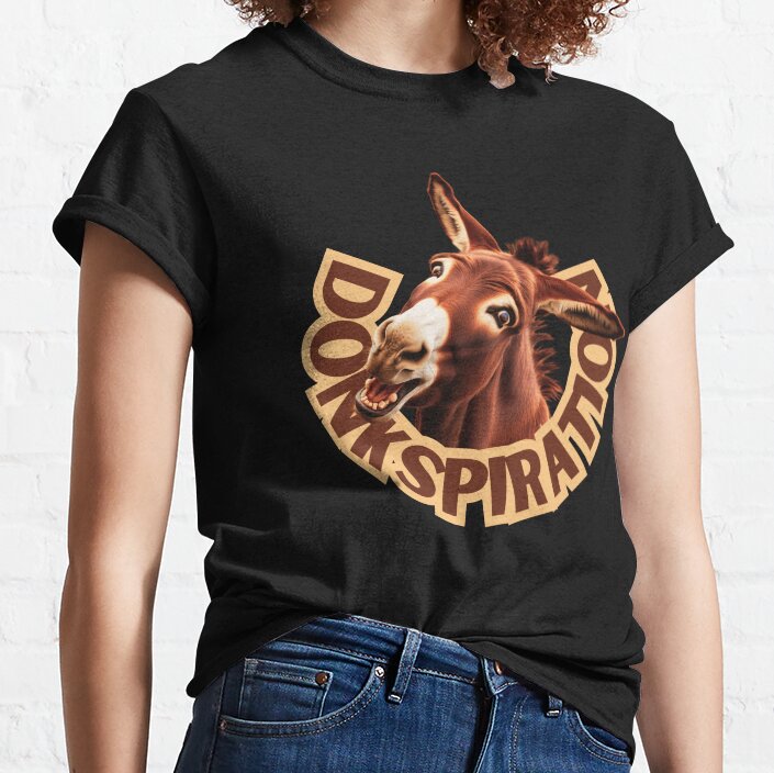 Donkey Inspiration Classic T-Shirt Livingmall