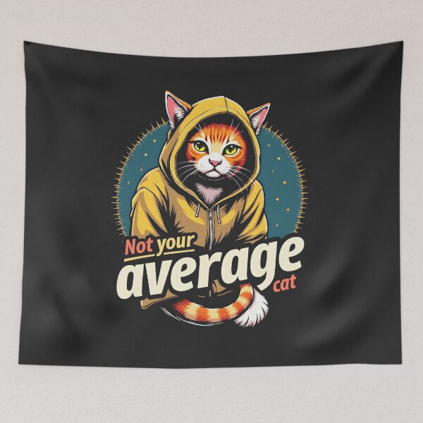 Item preview, Not Your Average Cat Design designed and sold by FoxyJags.