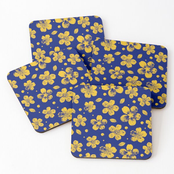 Item preview, Yellow Vintage Floral Pattern designed and sold by artemiscape.