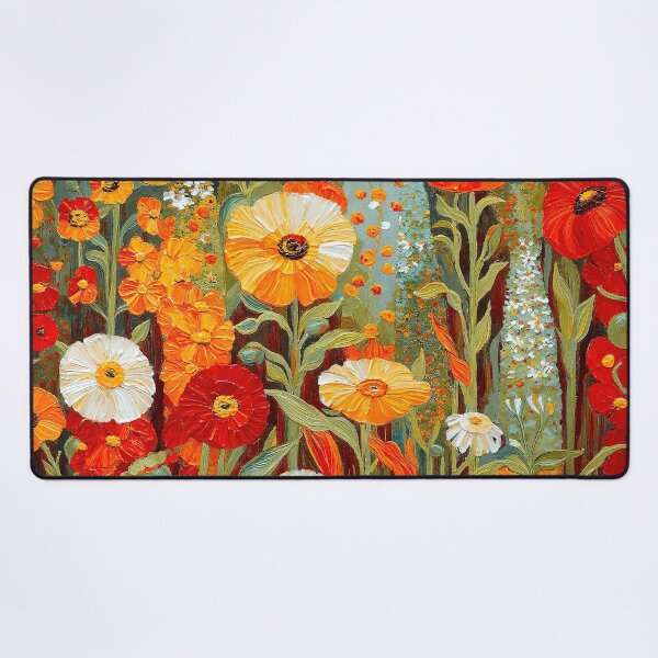 Item preview, Gustav Klimt Gold Flowers designed and sold by maniacfitness.
