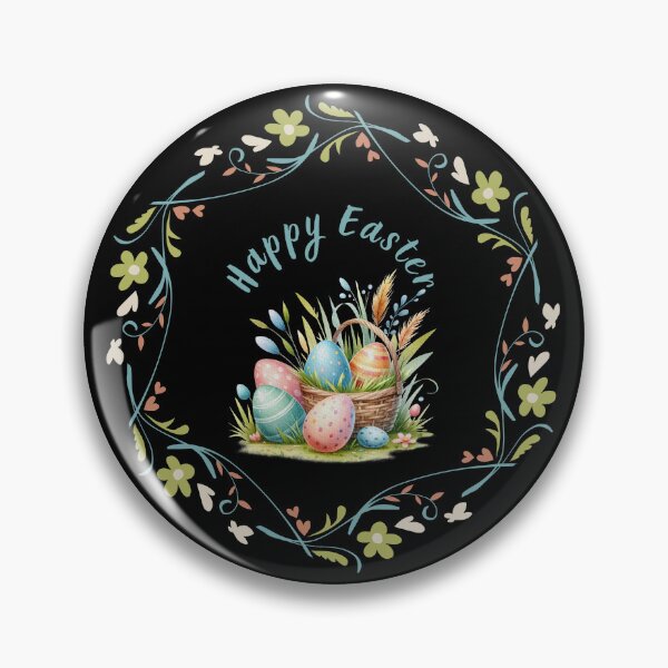 Item preview, Happy Easter - Easter Eggs in a Basket designed and sold by made4noise.